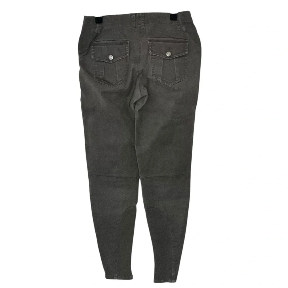 Bellarana Women’s Cargo Utility Jeans Size 28 Dark Green
